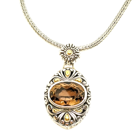 Samuel B. necklace with Smokey Quartz - Picture 3 of 4